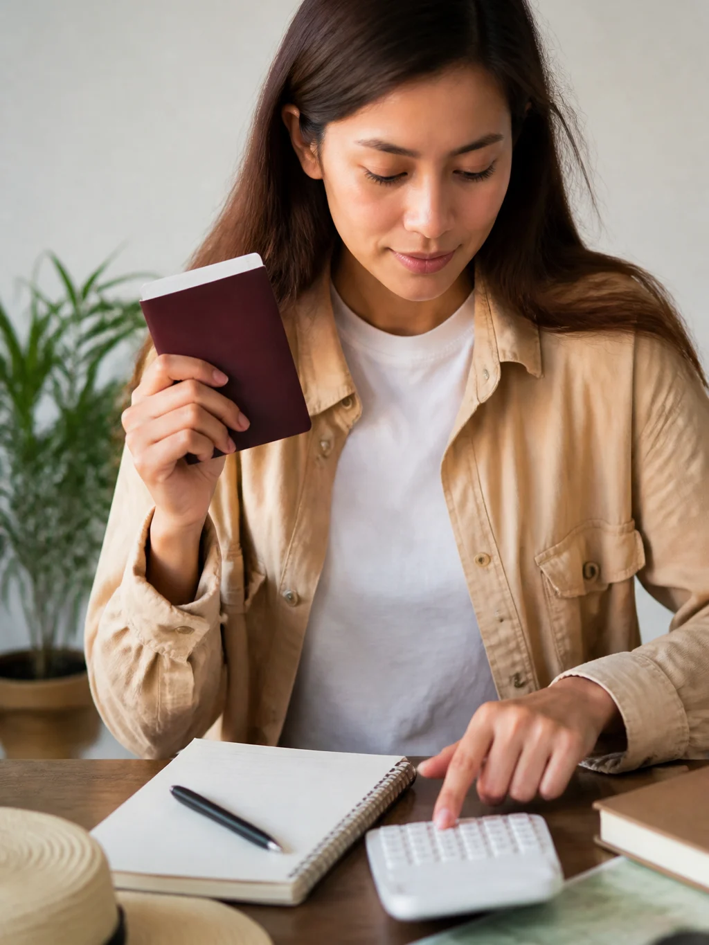 Milhas mais dinheiro: como funciona e quando vale a pena - Pessoa avaliando milhas mais dinheiro para comprar uma passagem aérea